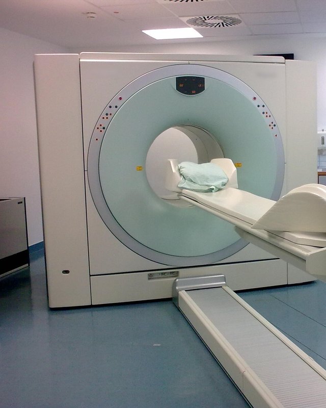 A PET/CT scanner